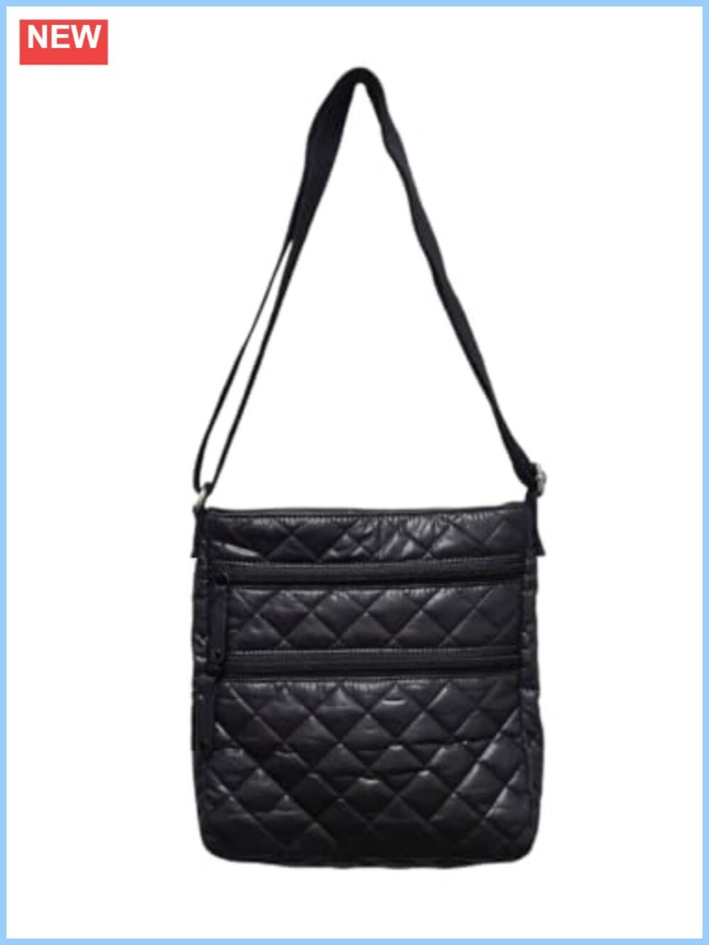 Quilted Crossbody Bag Ultra Light Water Repellent Stain Resistant Travel Purse